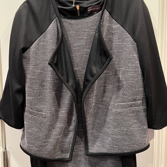 Dana Buchman Black 2pc Dress And Jacket Set Sz 14 - Picture 6 of 6